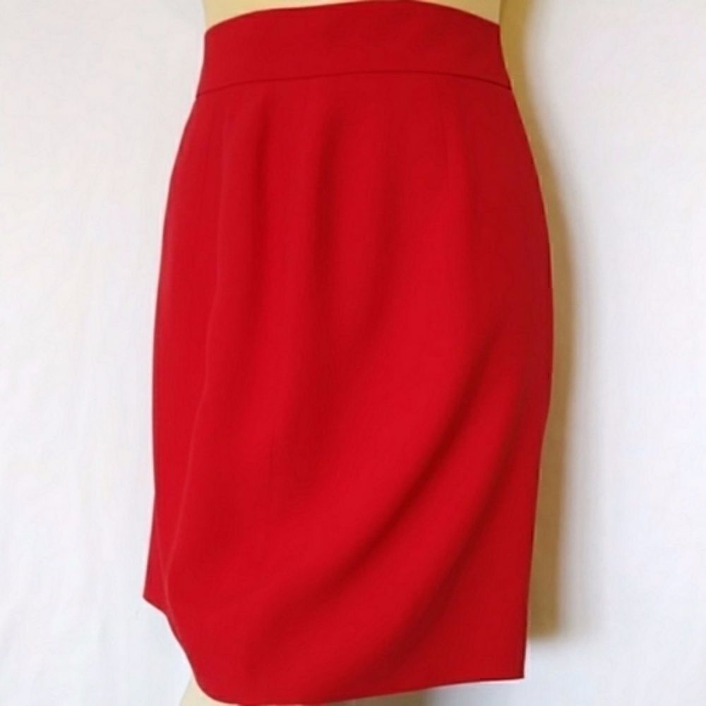 MOSCHINO COUTURE SKIRT LIPSTICK RED MINI SKIRT EXCELLENT NWOT SZ 6P